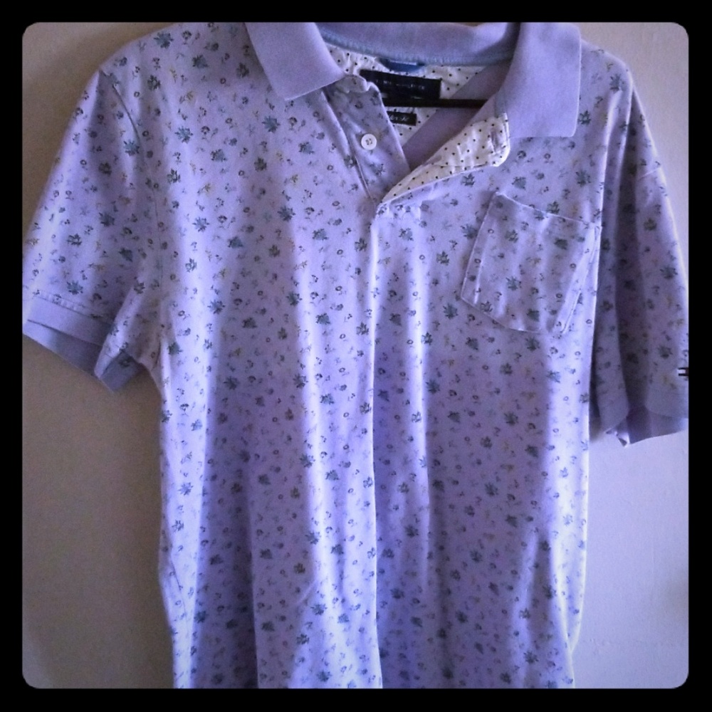 Lavender Flower design polo